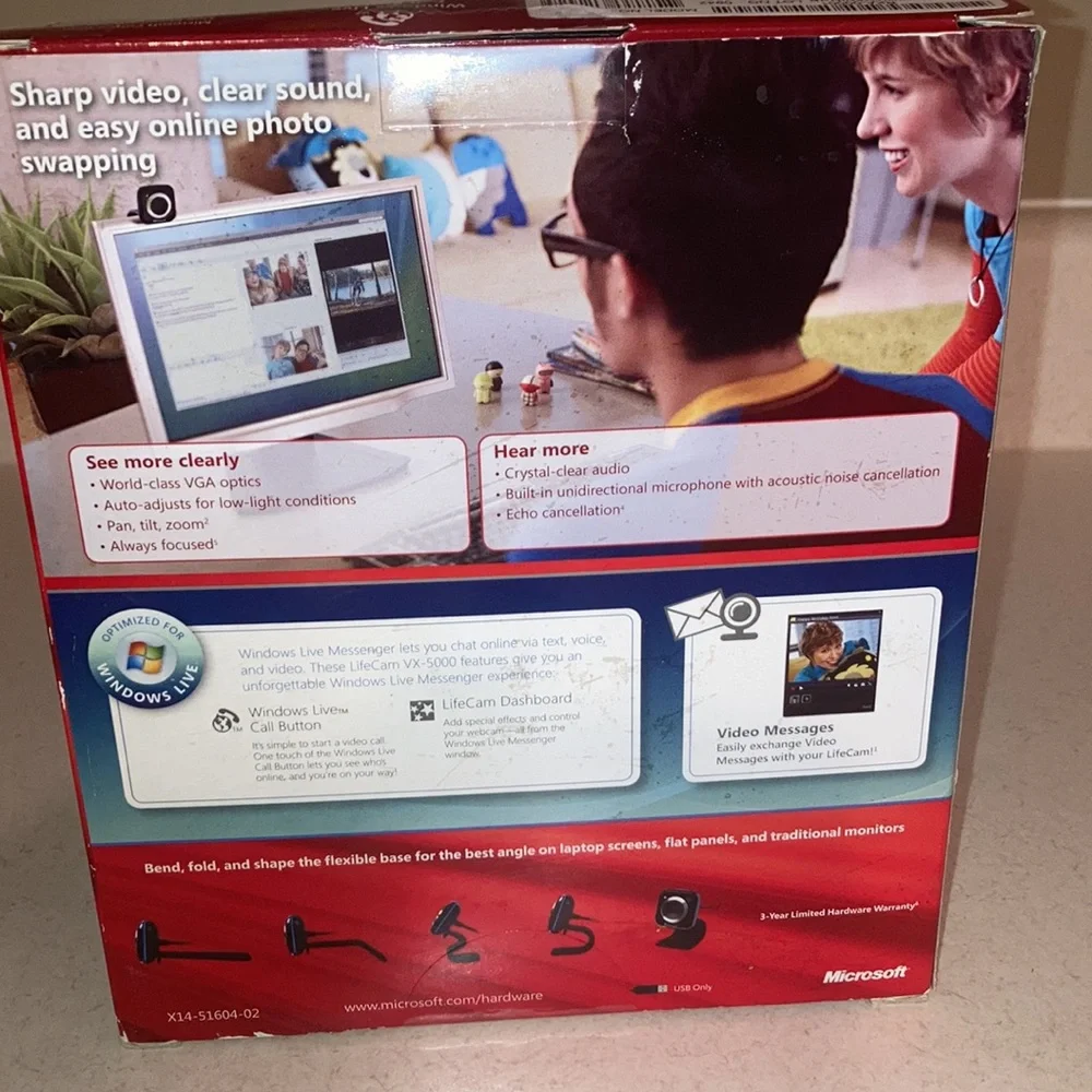 Brand new! Never used Microsoft LifeCam VX - 5000 A3